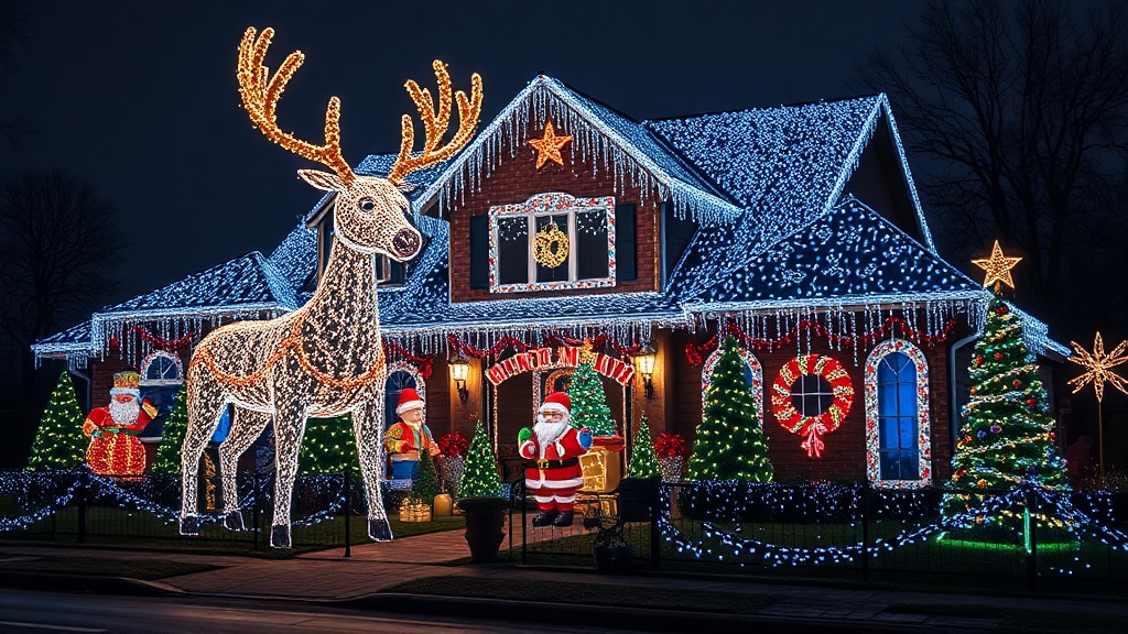 Builder's Epic Light Display Supports Veterans