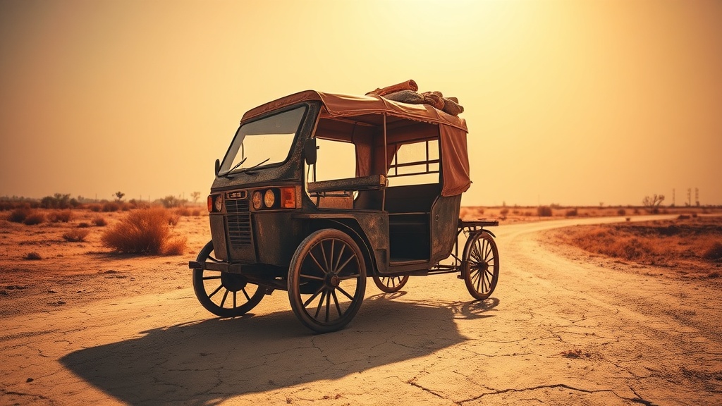 70-Year-Old Pulls Wife 300km in Rickshaw