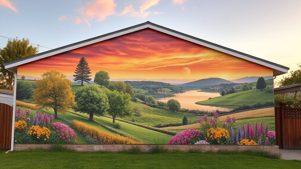 94-Year-Old's 'Dream Garden' Is a Mural