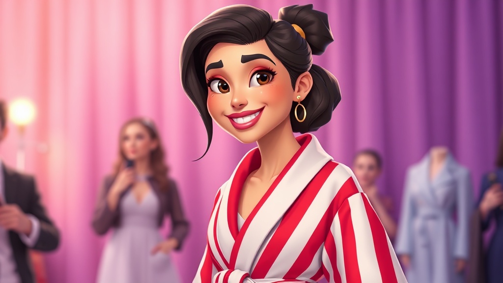 Actress Ferreira Reflects on "Pinch Me" Moment at Fashion Show