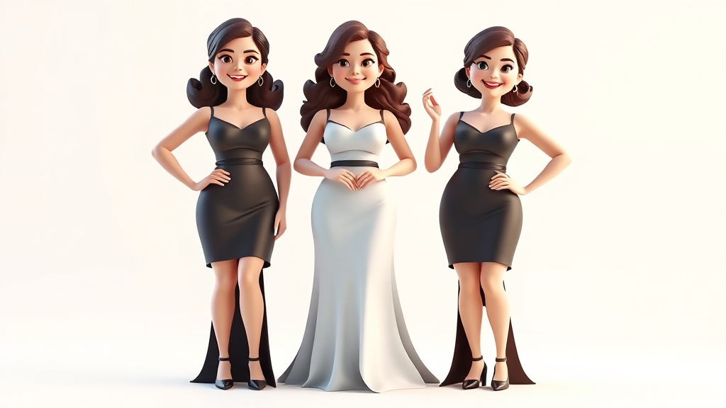 Bridesmaid Trio Captivates Fans with Friendship, Fashion, and Fun at Destination Wedding