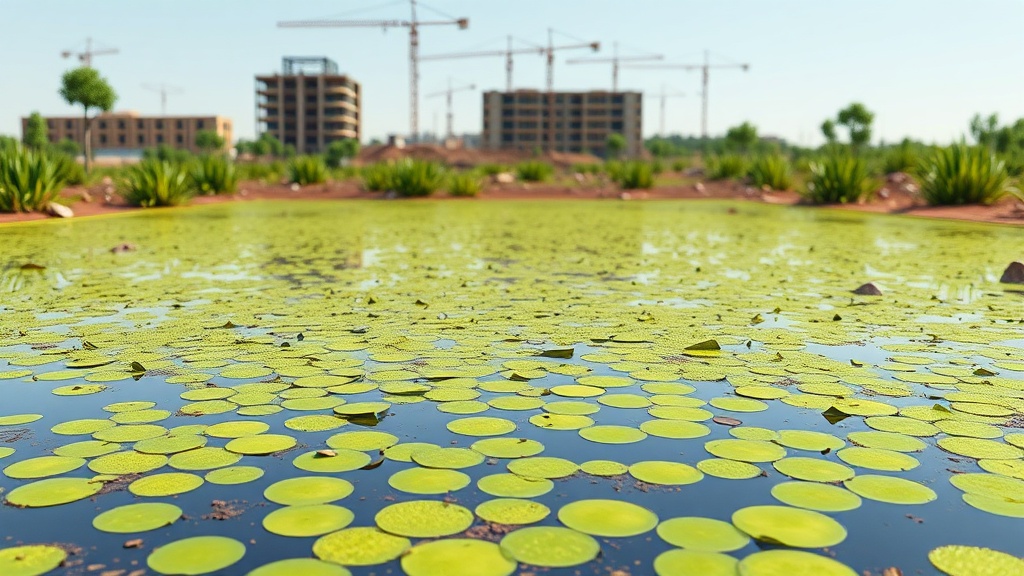 Neglected Delhi Pond Becomes Mosquito-Infested Health Hazard