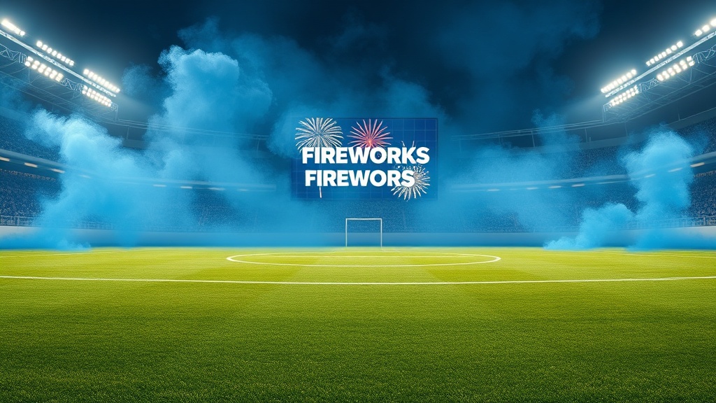 Ajax Game Abandoned Amidst Fireworks Chaos