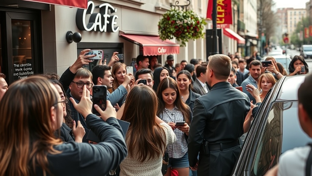 Allu Arjun Mobbed by Fans at Hyderabad Cafe