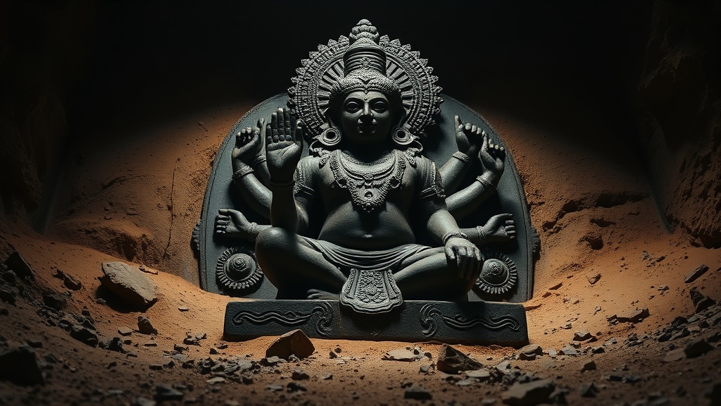 Seven-Hooded Serpent Idol Unearthed in Lakkundi Excavation