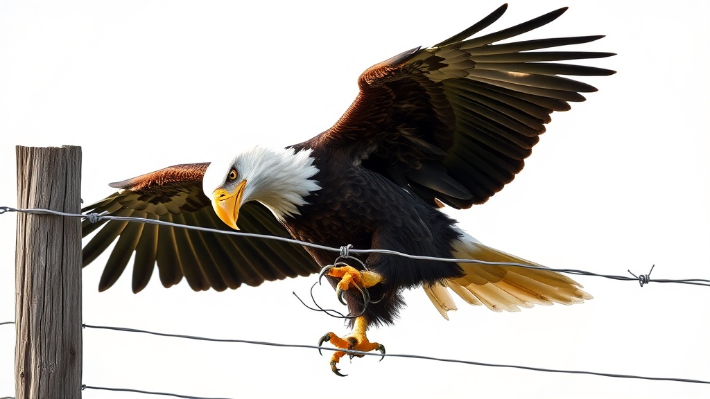 Bald Eagle Rescued From Fence After Thanksgiving Rescue