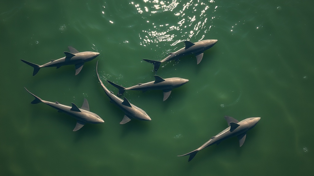 Byron Bay Sharks: Hundreds Feast in Shallows