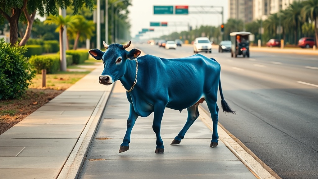 Chennai's Footpaths: A Cow Commute Hazard