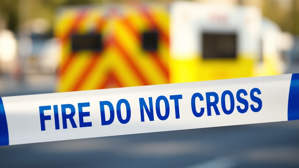 Corby Road Blocked After Fiery Crash