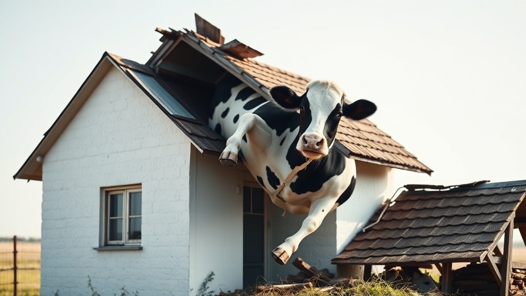 Cow Crushes Sleeping Man to Death