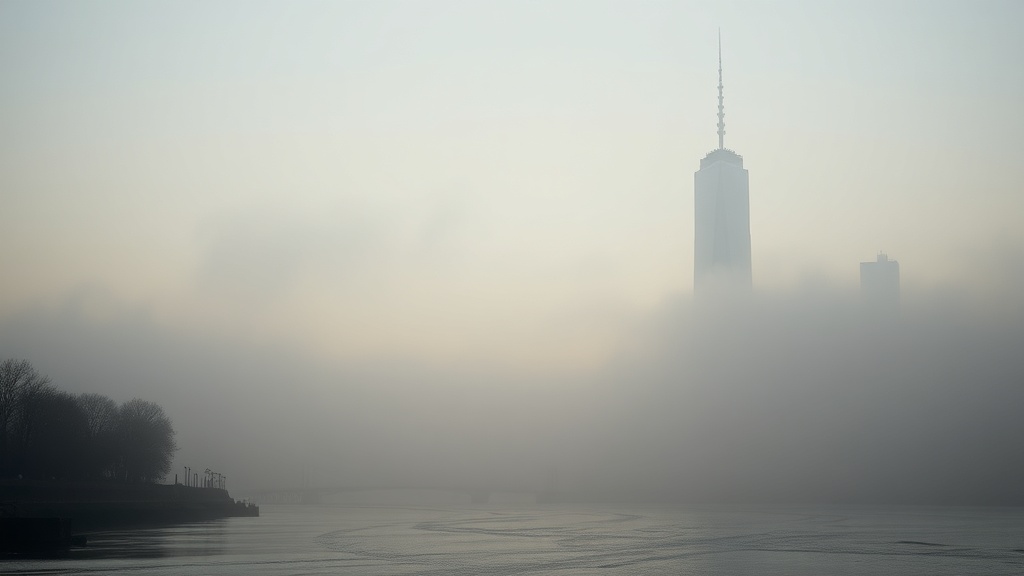 Delhi Smog: River Choked in Toxic Haze