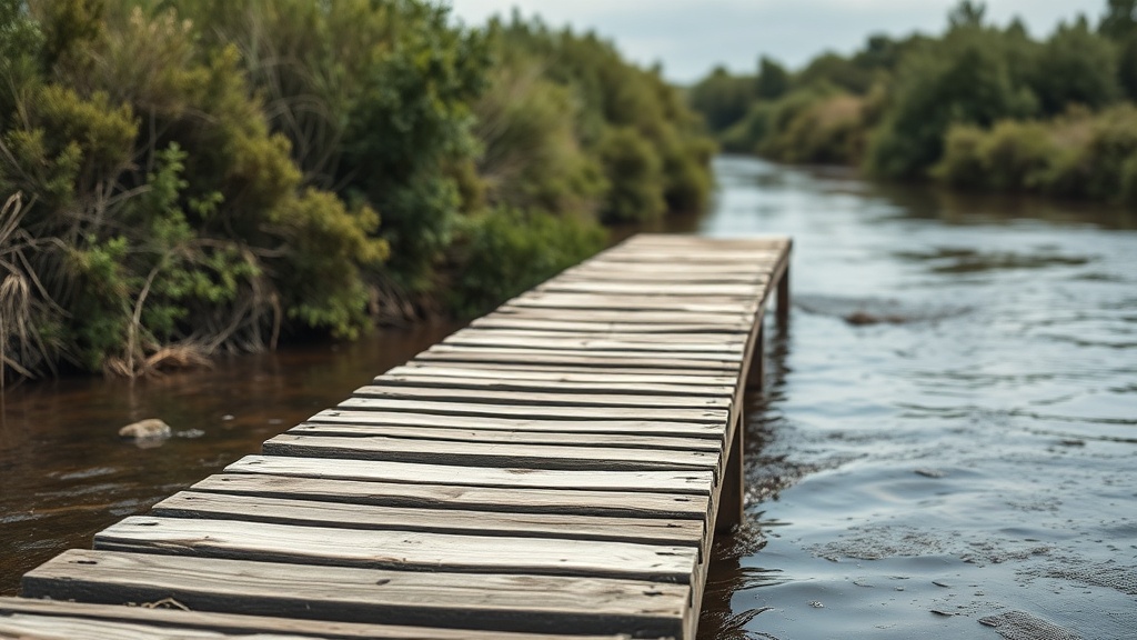 Riverbank Erosion Shuts Key Derby Footbridge