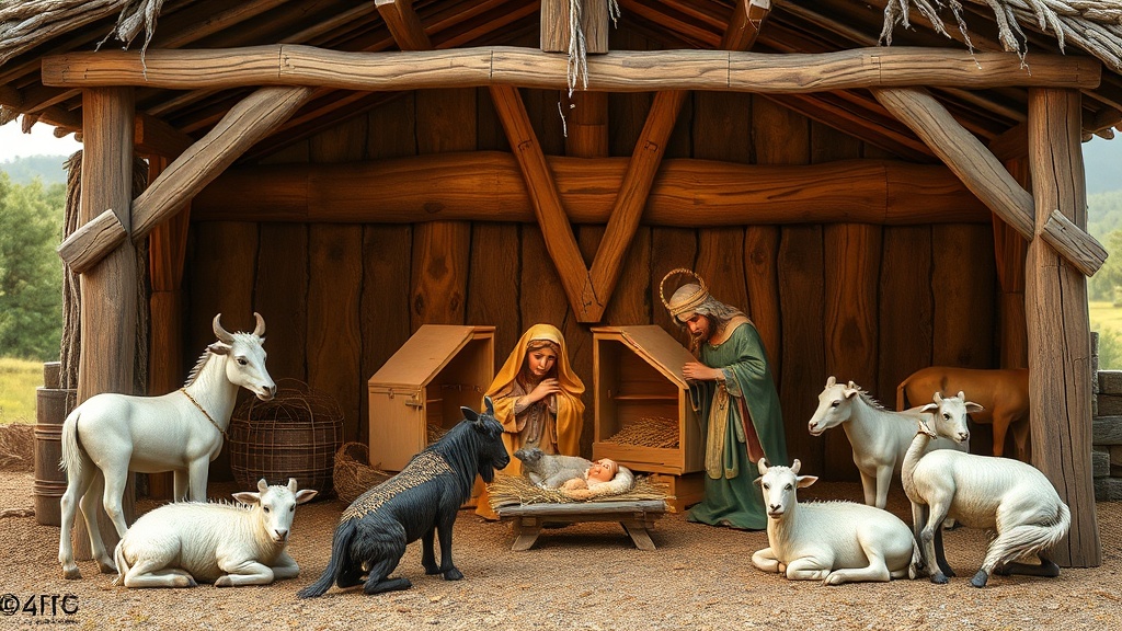 Pregnant Zookeeper Plays Joseph in Christmas Charity Event