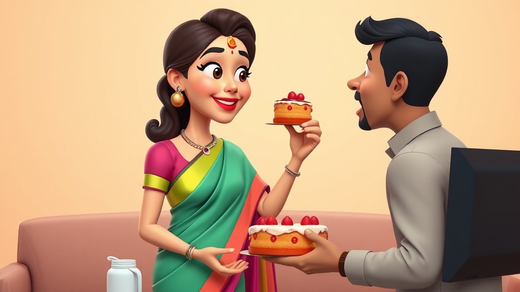 TV Star Shruti Ulfat Celebrates Birthday on Set with Beloved Co-stars