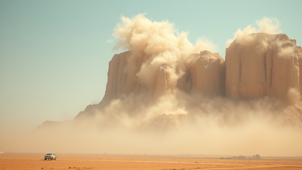 Uluru-Like Dust Storm Hits Australian Outback