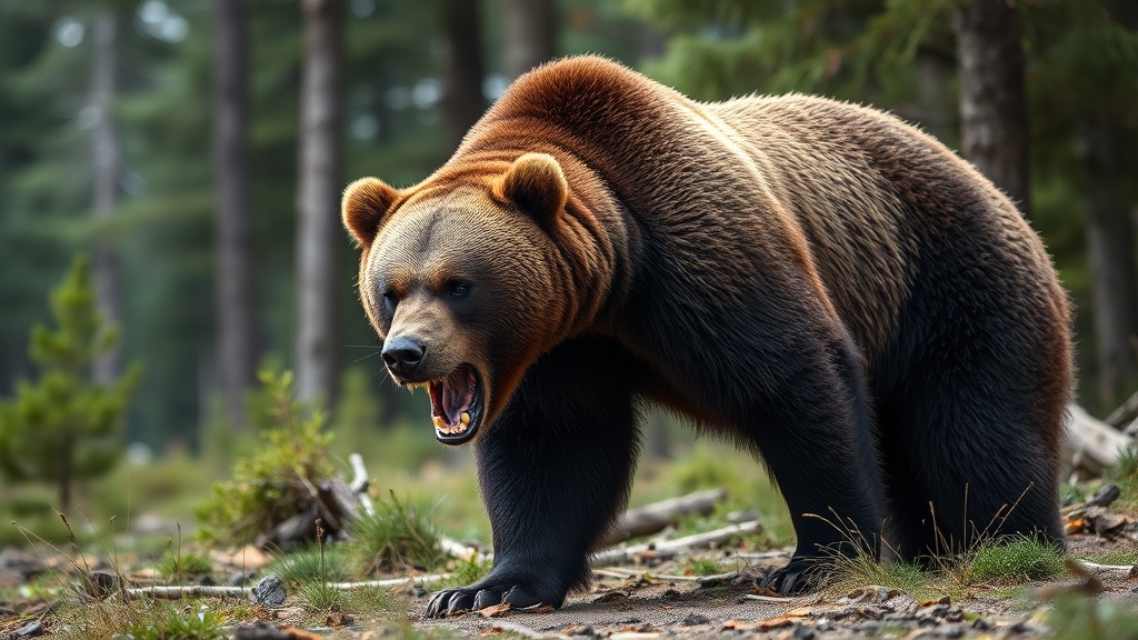 Grizzly Bear Mauls 11 at Canadian School