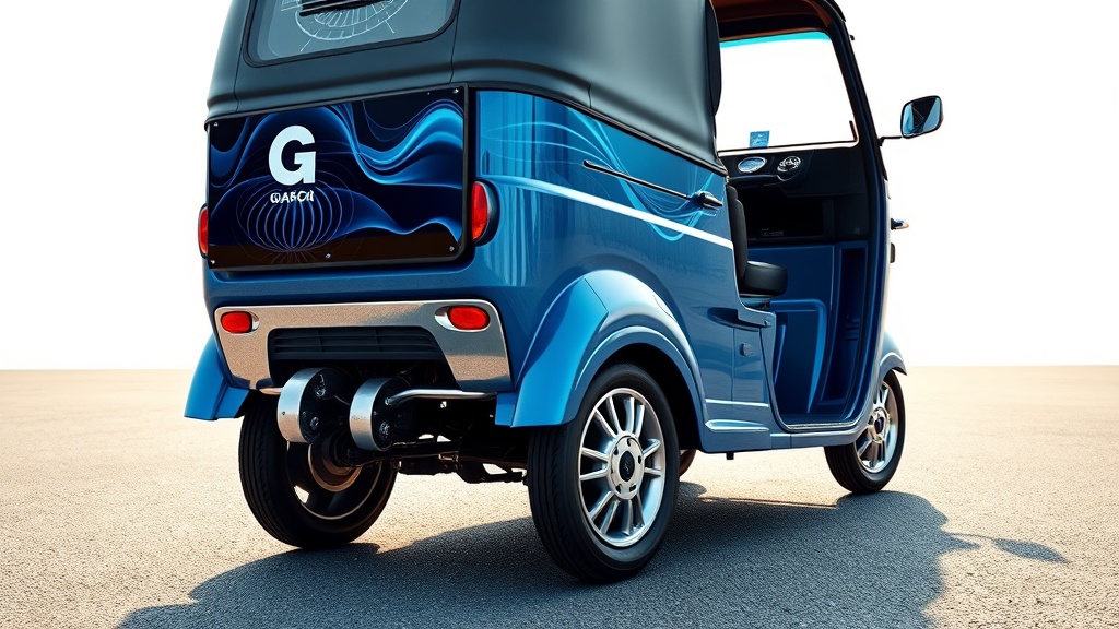 High-Tech Auto Rickshaw with Fans and CCTV Goes Viral