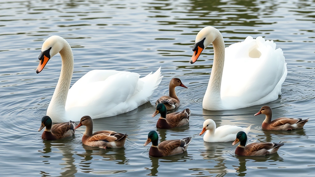Icelandic Swans Flock to Lancashire for Milder Winter