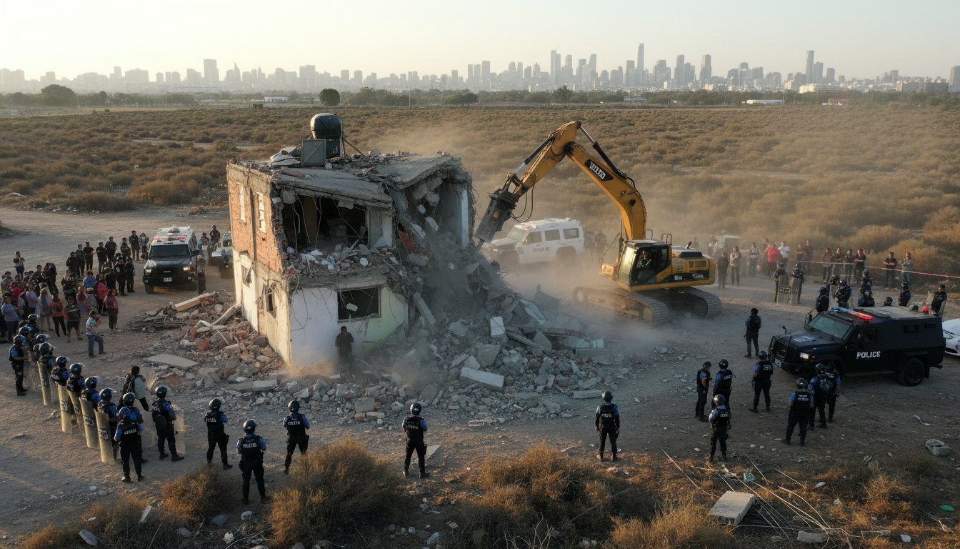 Criminal's Illegal House Demolished in Gurgaon
