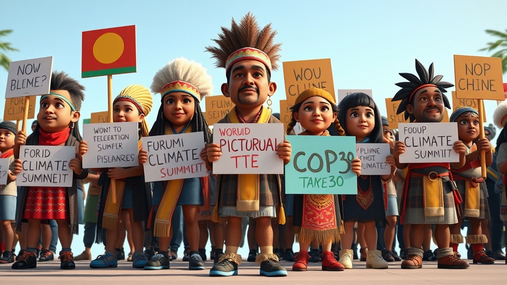 Indigenous Protesters Block Entrance to COP30 Summit in Brazil