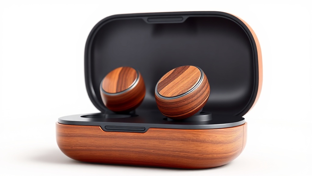 Wireless Earbuds with Self-Healing Paint and Wooden Drivers Debut
