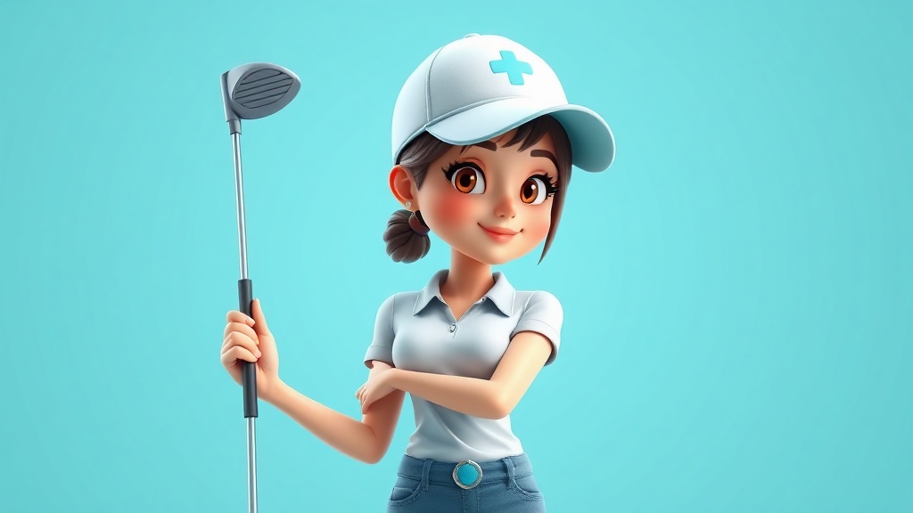 Kai Trump Tees Off at The Annika with Caddie Allan Kournikova