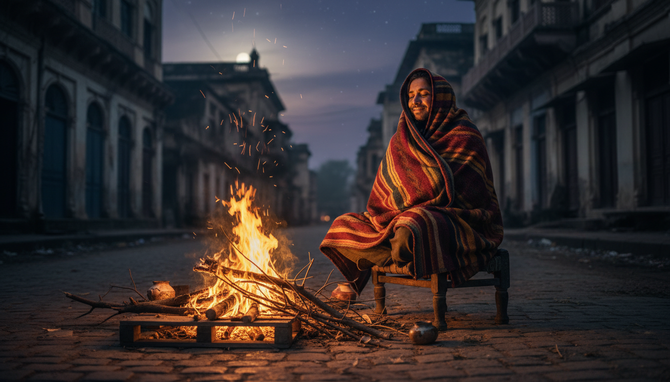 Lucknow Freezes: Winter's Coldest Night Hits 6°C