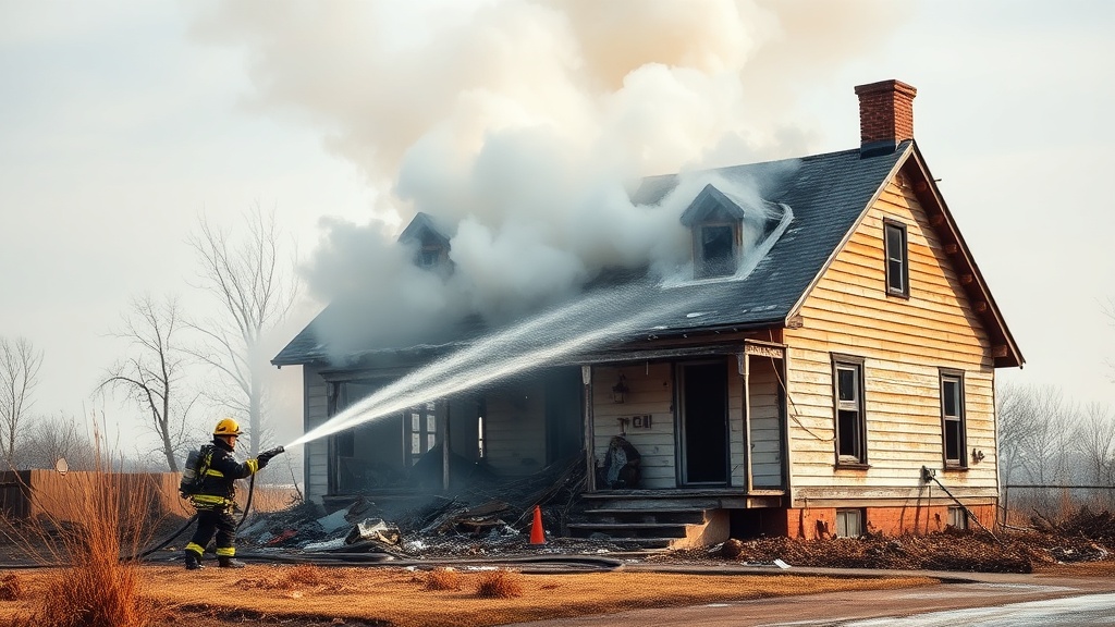 Man Burns Home With Wife Inside After Argument