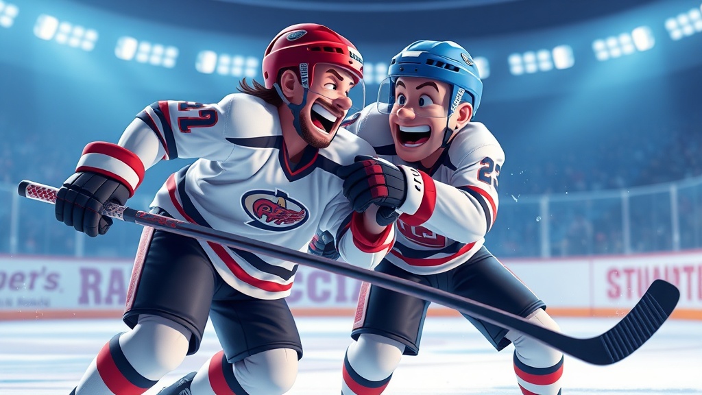 Olivier's Thunderous Hit Sparks Blue Jackets' Comeback Effort