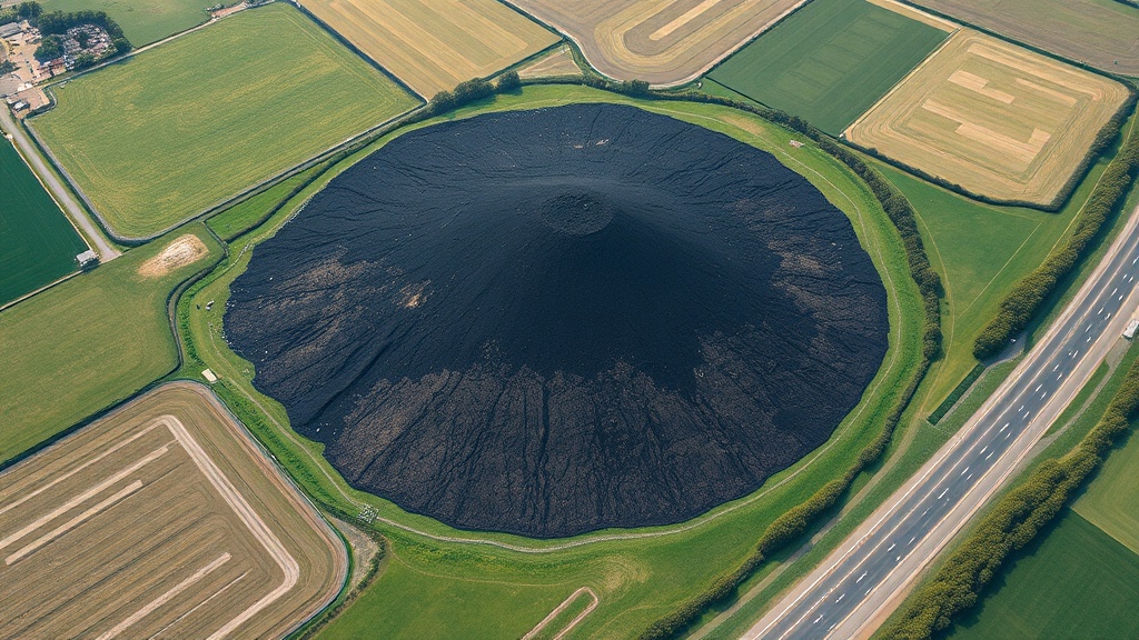 20-Foot High Waste Mountain Sparks Outrage in Oxfordshire