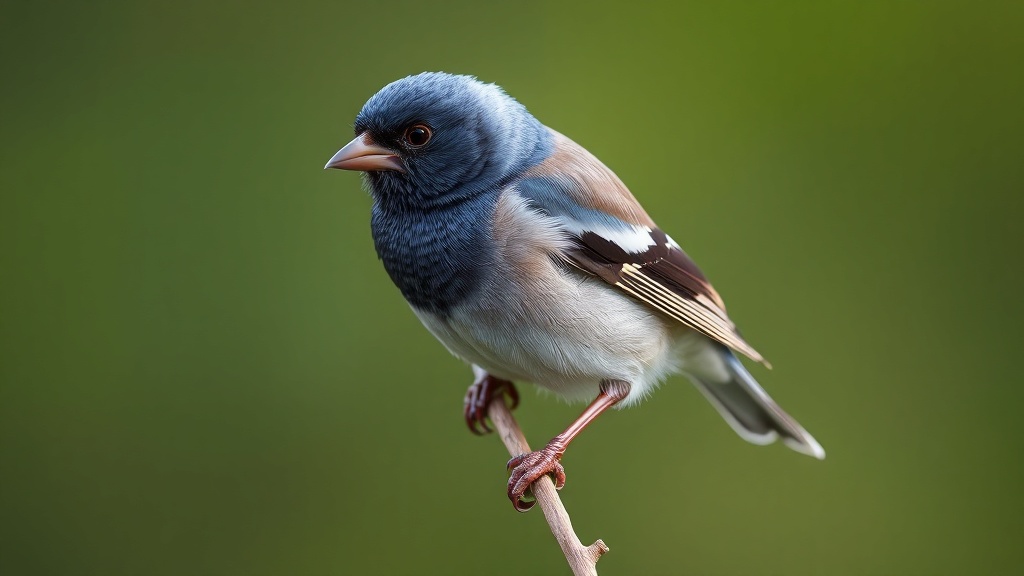 European Bird Lands in Indian Jungle