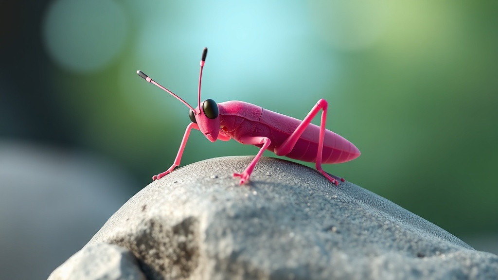 Rare Pink Grasshopper Discovered in NZ