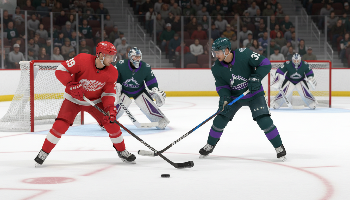 Detroit Red Wings Host Utah Mammoth in Crucial Matchup