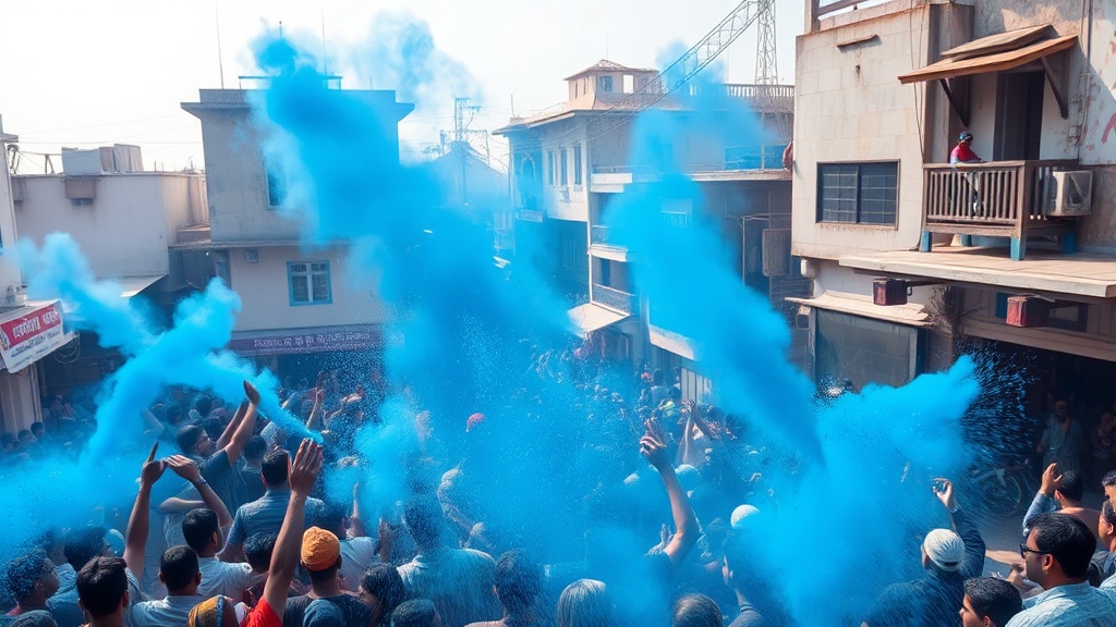 Devotees Shower Blessings in Turmeric at Yallamma Temple