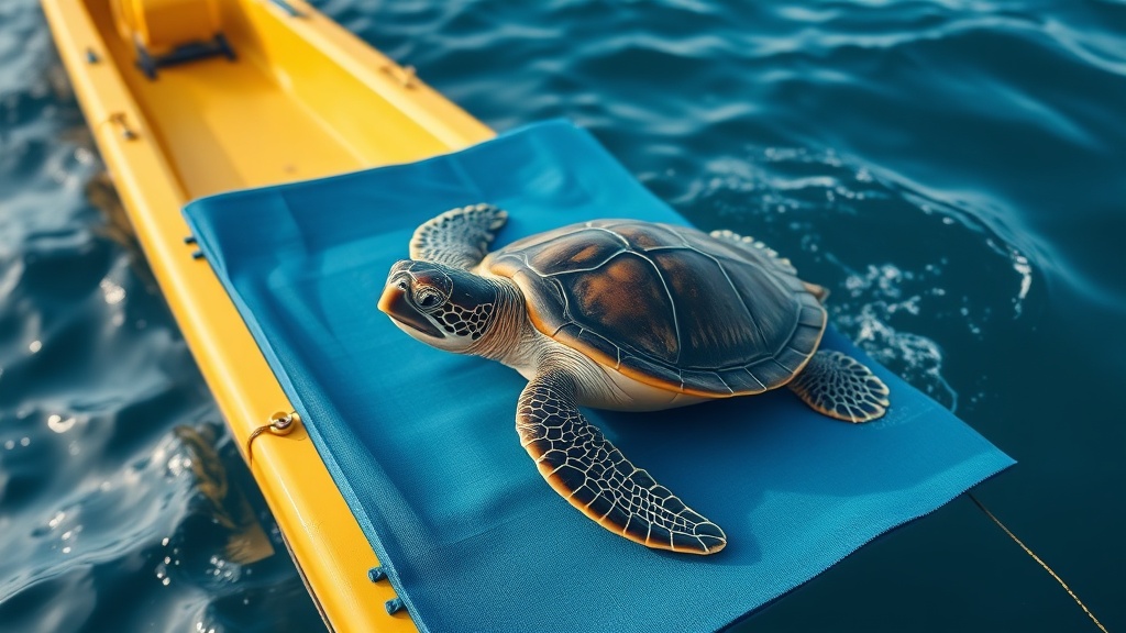 Turtle Tagged, Released After Rescue on West Coast