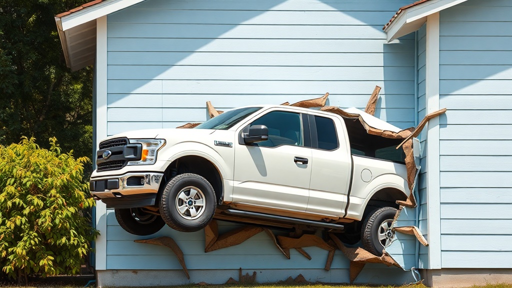 Man Charged with Murder After Driving Truck Into Home