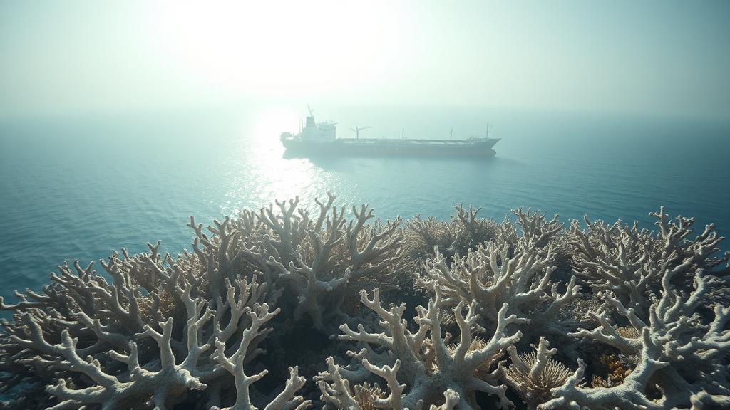 Shipping Fuel Change Worsened Coral Bleaching Event