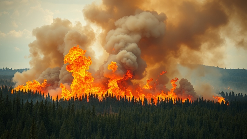 South Korea Battles Major Wildfire in Yangyang