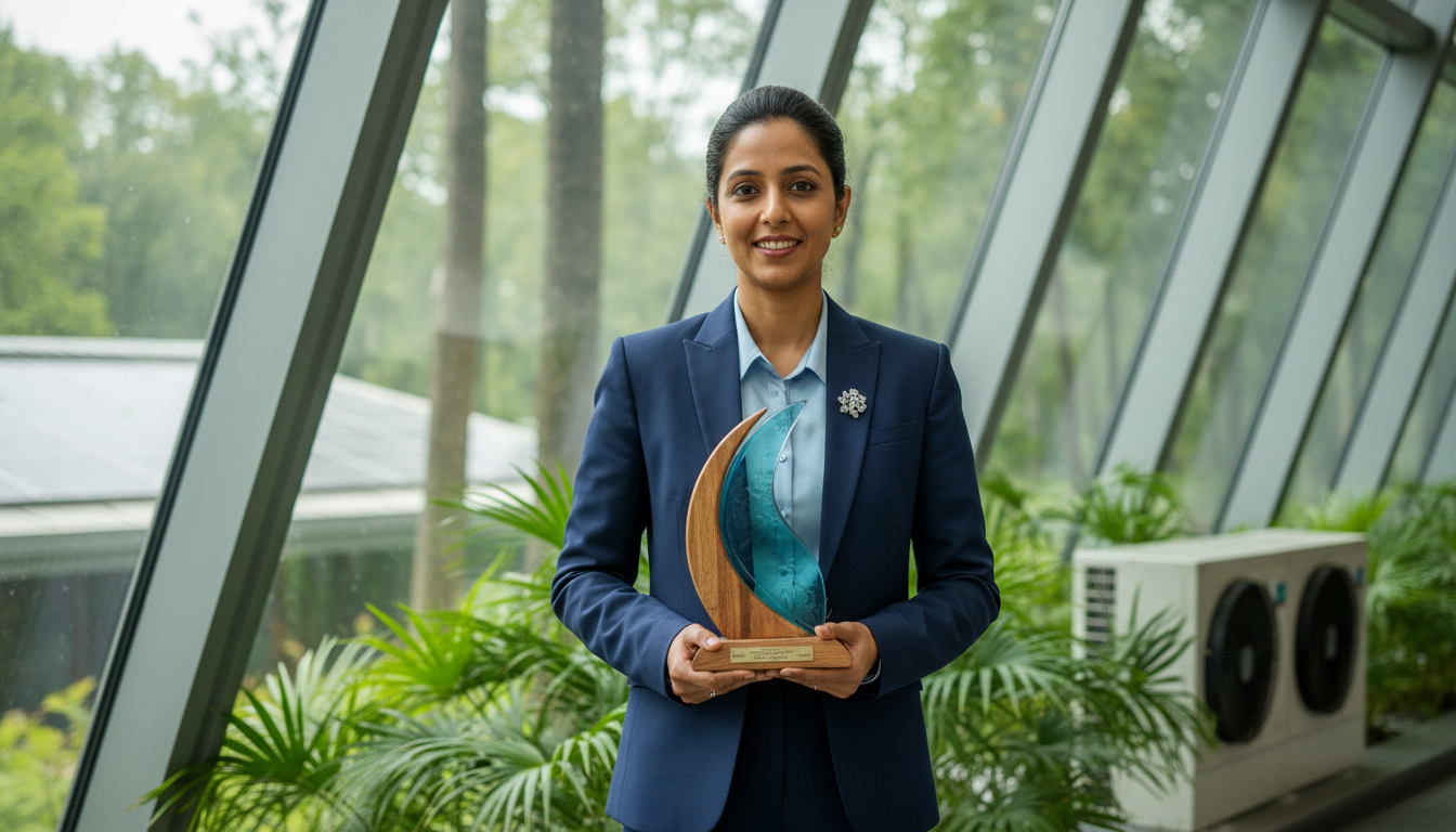 IAS Officer Wins UN Earth Prize for Climate Action
