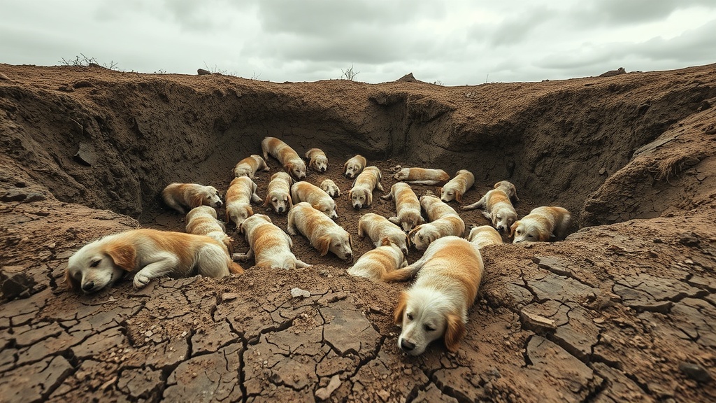 Stray Dog Carnage: 300 Found Dead in Telangana Pit