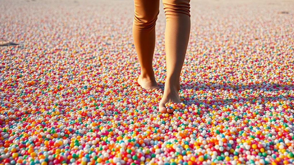 Toxic Plastic Beads Spill on Beach: Ban Urged