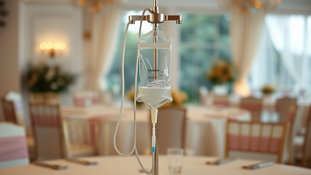 Indian Weddings Go Glam with IV Drip Bars