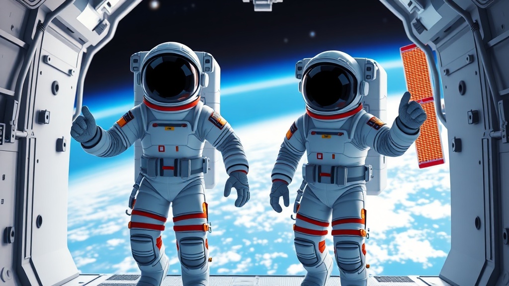 Cosmonauts Encounter Extreme Temperature Shifts During ISS Spacewalk