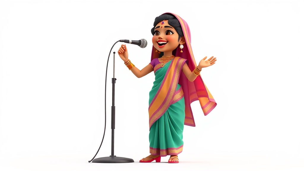 Gujarati Singer Geeta Rabari's Divine Moment with Lord Krishna in Vrindavan