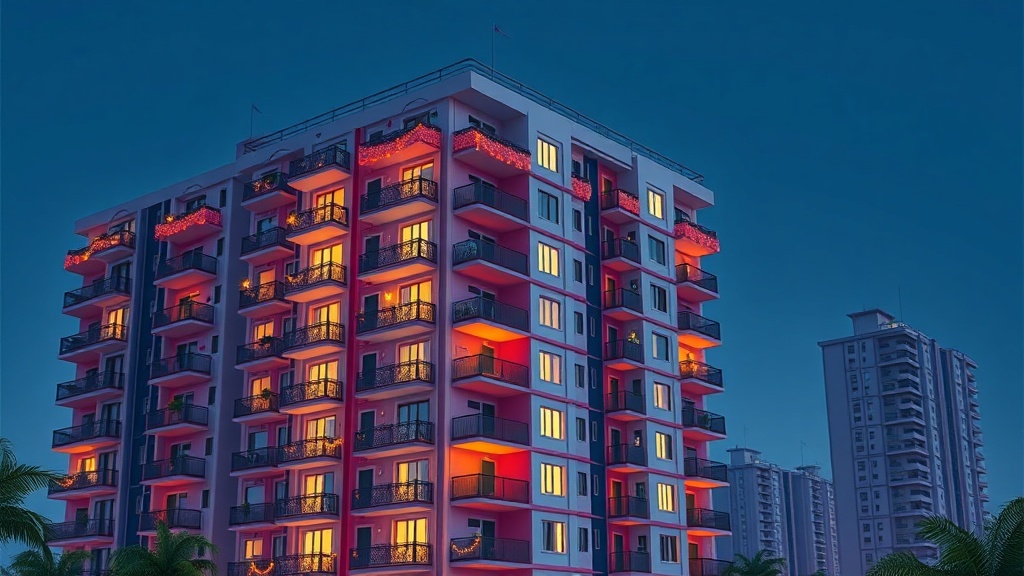 Noida Flat's Minimalist Diwali Lights Spark Viral Sensation