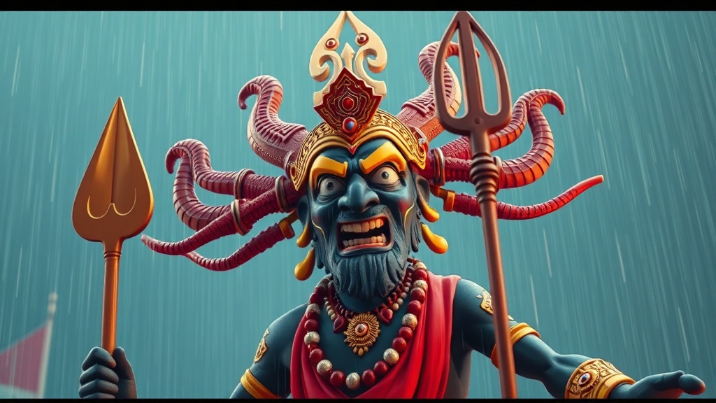 Jaipur's Ravan Dahan Celebrations Dampened by Unexpected Rainfall
