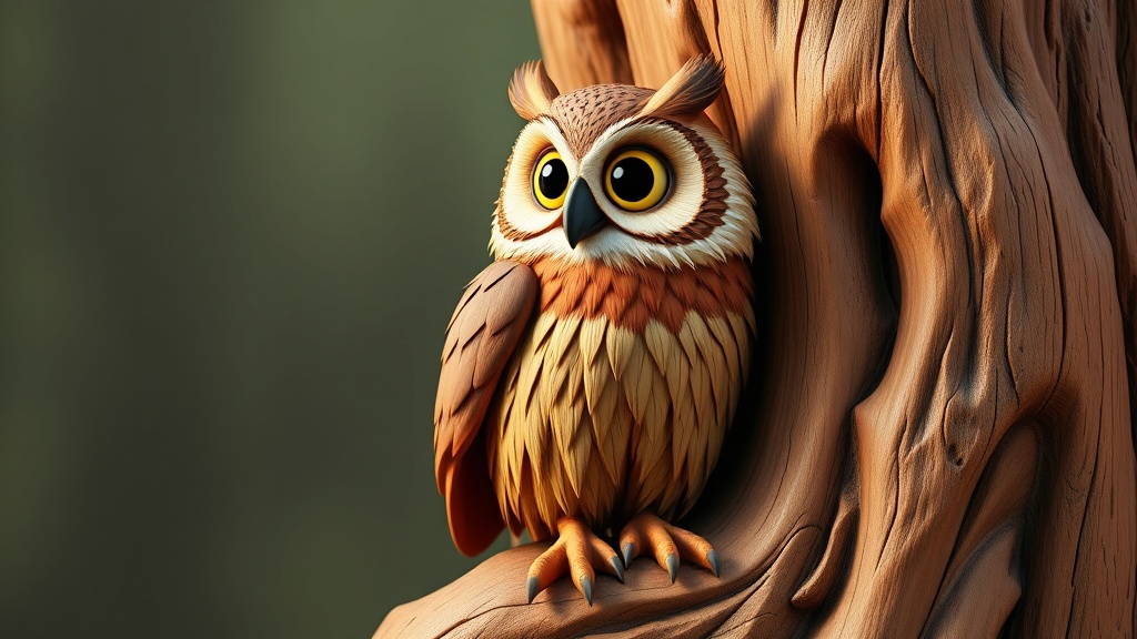 Retired Woodcarver Wins National Competition with Tawny Owl Sculpture