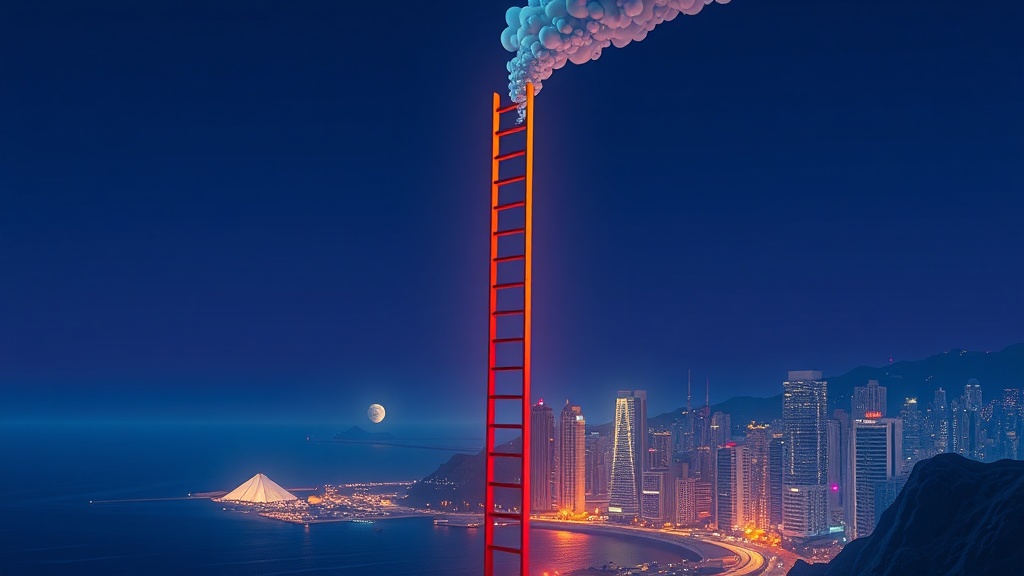 Chinese Fireworks Artist's Lifelong Dream Soars to New Heights in Dazzling Sky Ladder