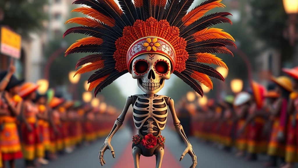 1.5 Million Gather for Spectacular Dia de los Muertos Parade in Mexico City