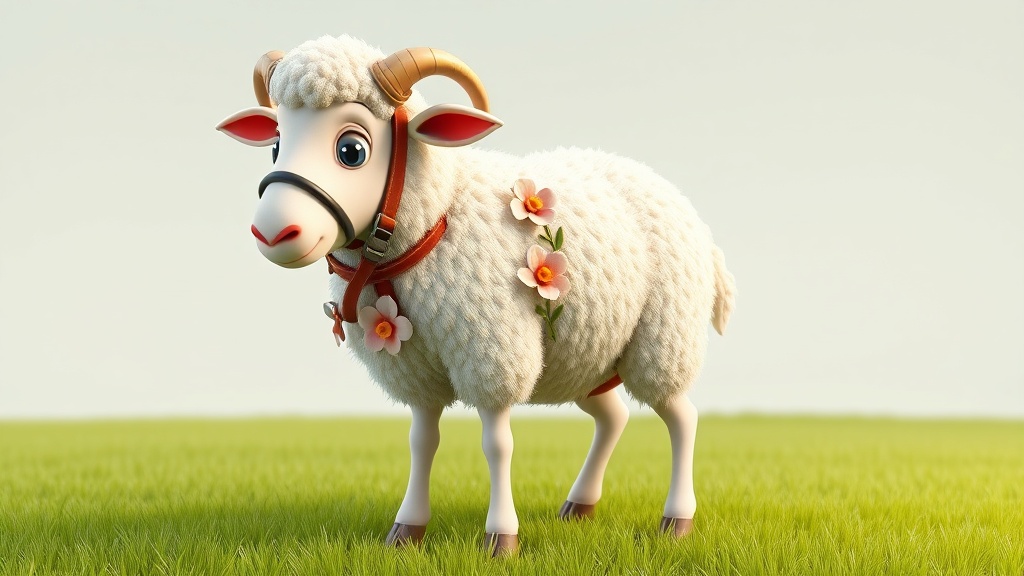 Disabled Sheep Steals the Show at Couple's Animal Sanctuary Wedding